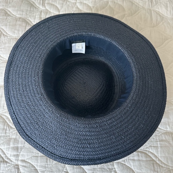 J. Crew straw hat (navy) - Picture 4 of 5